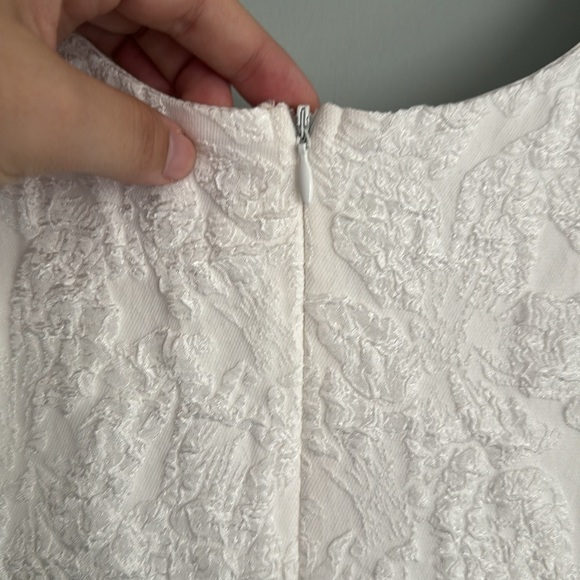 Lulu's White Ruffle Hem Dress - Picture 11 of 11